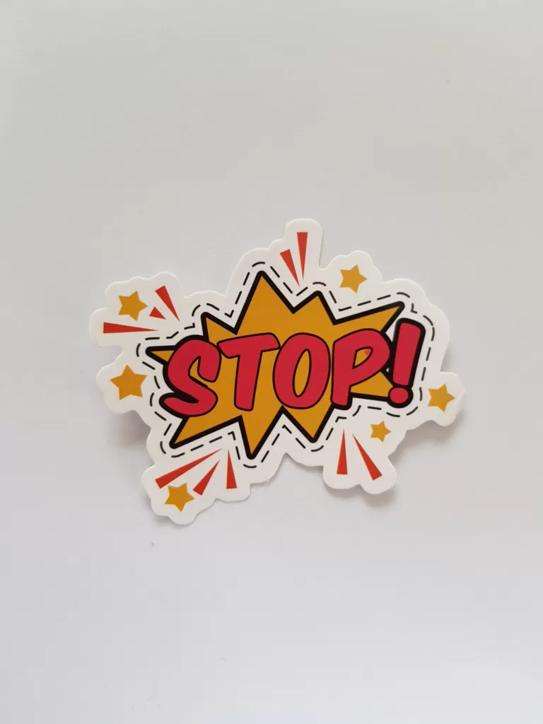 The poster of STOP.