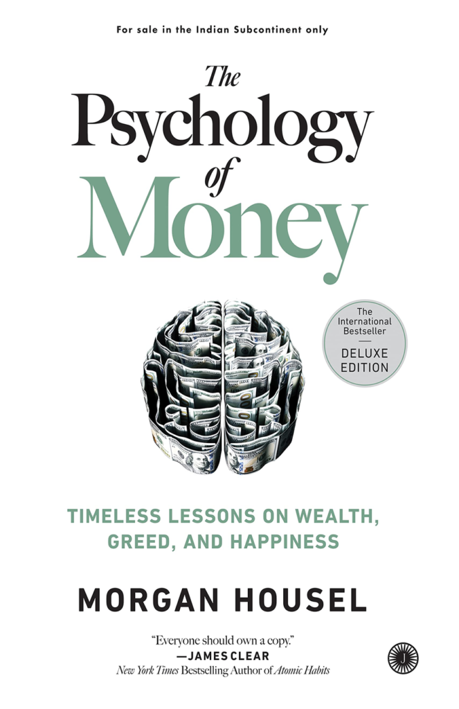 This is the cover image for Psychology Of Money.