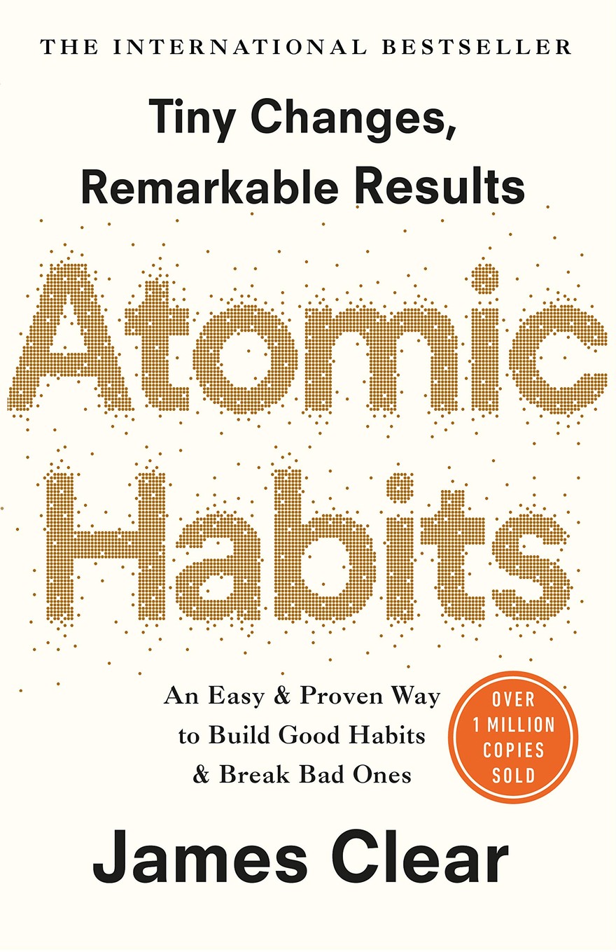 This is the cover image for the book Atomic Habits.
