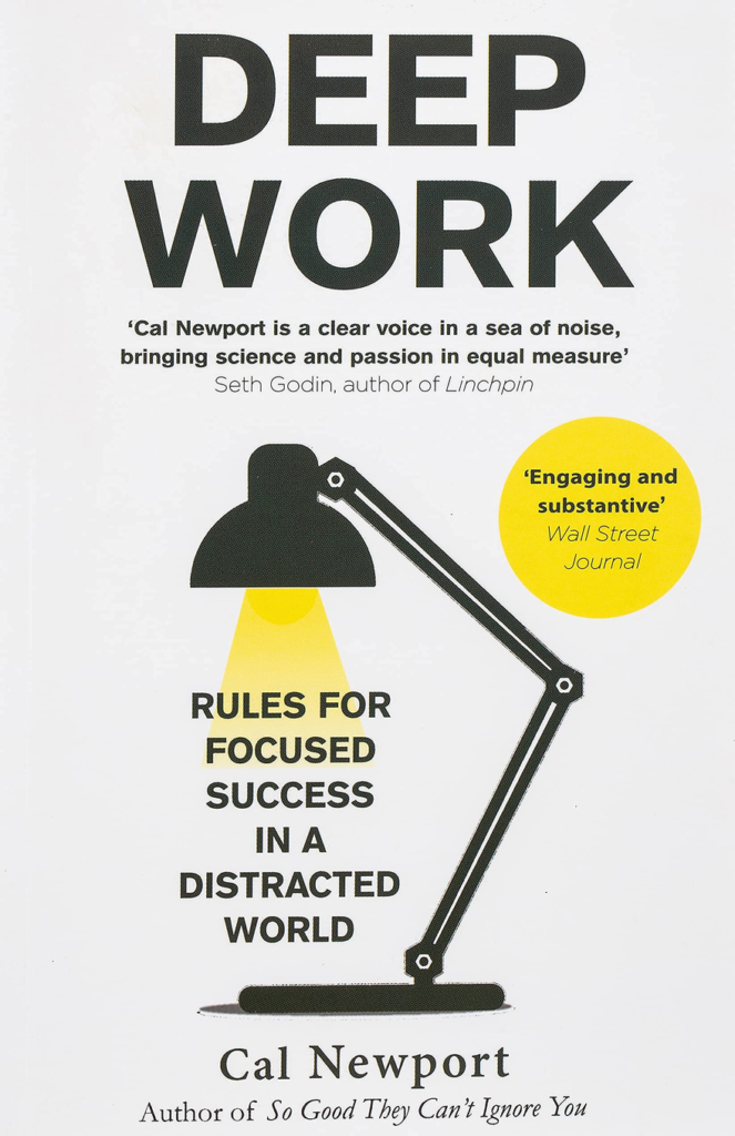 This is the cover image for Deep Work.
