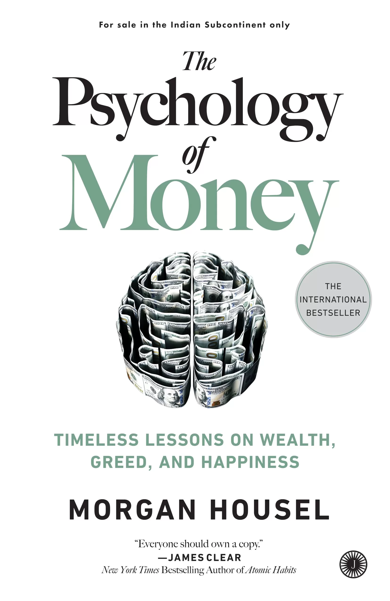 book cover psychology of money