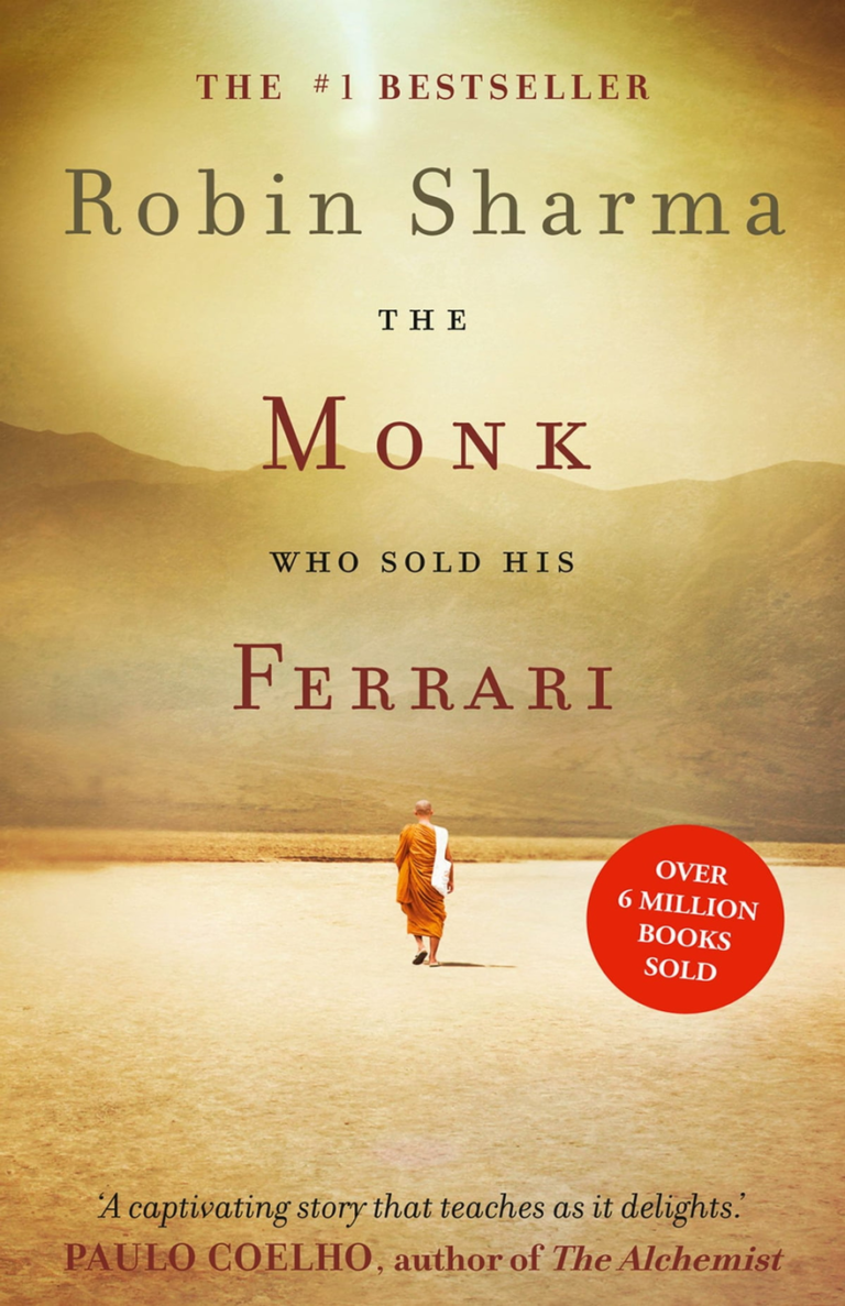 This is the cover image for The Monk Who Sold His Ferrari