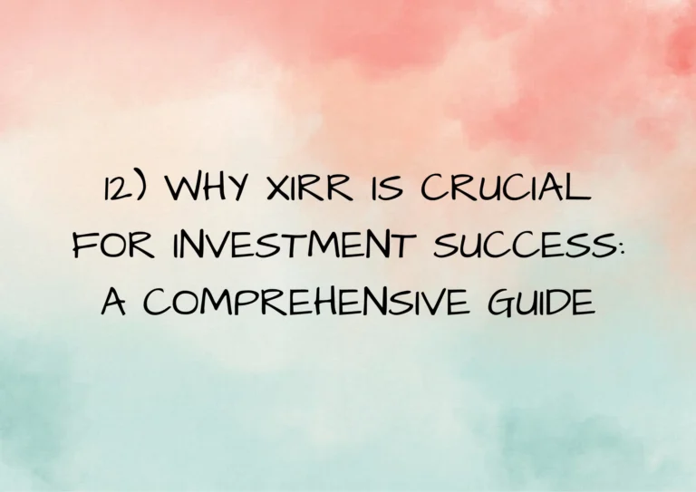 xirr, financial independence, financial literacy