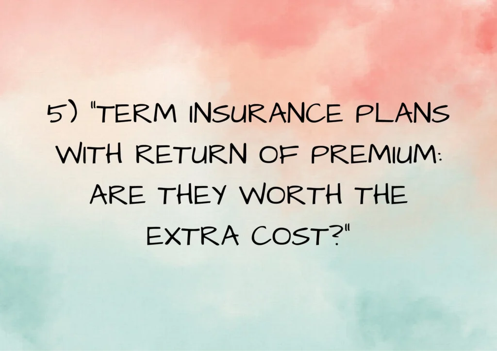 term insurance